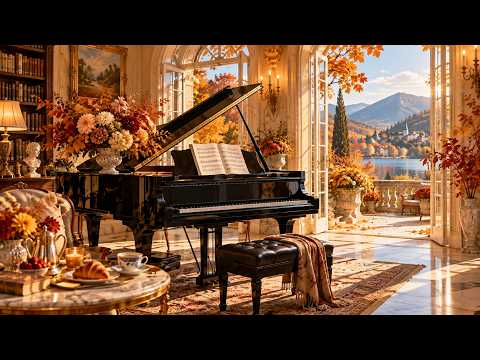 Autumn Classical Piano for Productive Mornings 🍂 | Elegant European Ambience