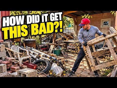 NEIGHBORS couldn’t believe I did this HUGE TRANSFORMATION for FREE! | 4 DAYS OF HARD WORK |
