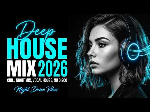 Night Drive Deep House 🚘 Vocal House Mix with Smooth Bass & Chill Beats
