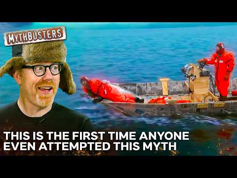 Could You Build A Functional Boat Out Of Frozen Sawdust? | MythBusters