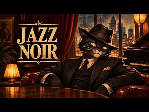When the World Sleeps… The Jazz Begins 🌙 | 1940s Noir Jazz for Late Night Relaxation
