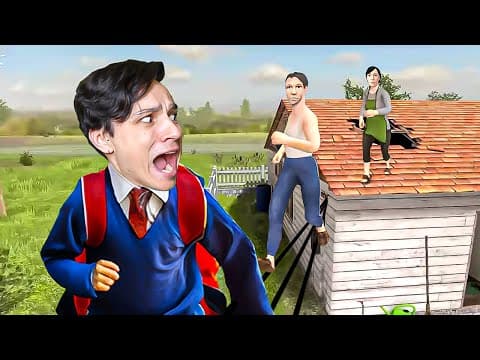 УБЕЖАЛ ПО ПРОВОДАМ ОТ ЗЛЫХ РОДИТЕЛЕЙ!😱 ПОСЛЕДНЯЯ КОНЦОВКА В SCHOOLBOY RUNAWAY😭