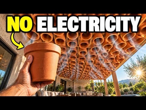 How Clay Pots Keep Your Home Cool WITHOUT Using Any Power