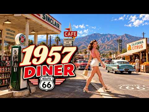 POV: You’re Driving Route 66 in 1957 🌵 | 1950s Doo-Wop & Oldies Road Trip