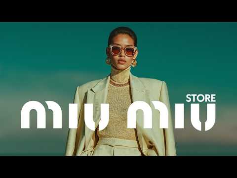 Fashion Lounge Music - Catwalk House Mix 2025 ~ Premium Cool Fashion Vibes  - MIU MIU Store
