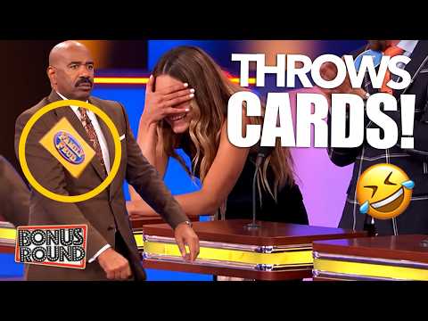 FUNNIEST Family Feud Answers Made Steve Harvey Throw His Cards