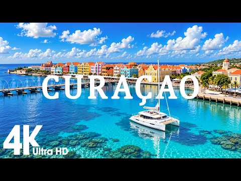 Curaçao 4K 🇨🇼 | Colorful Willemstad, Turquoise Beaches & Caribbean Paradise | Deep House