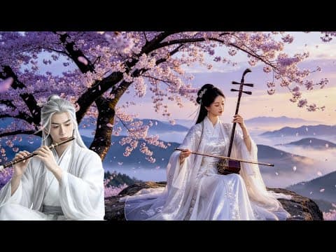 Chinese Zen Music 🌸: Guzheng & Bamboo Flute | Relaxing Music, Soothing Music