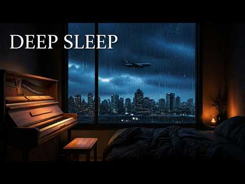 2 Hour Deep Sleep Music, Cozy Rain Loops &amp; Gentle Felt Piano for Insomnia Sleep Lab
