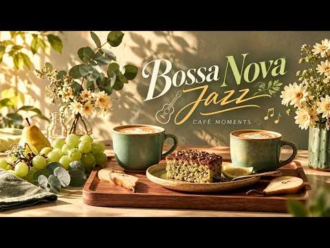 Morning Bossa Nova & Smooth Jazz Music | Relaxing Acoustic Guitar And Piano For Cozy Cafe Vibes