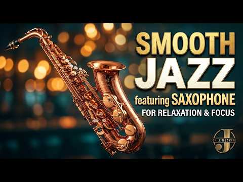 Smooth Saxophone Jazz 🎷 Cozy Cafe Vibes for Relaxing Work & Stress Relief 🎶