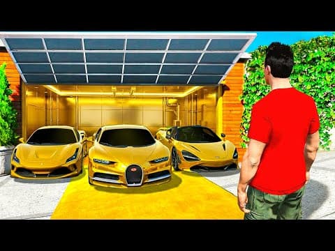 Colectez TOATE MAȘINILE DE AUR SPECIALE în GTA 5!
