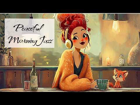 Peaceful Morning Jazz ☕ Soft &amp; Relaxing Vintage Café Atmosphere