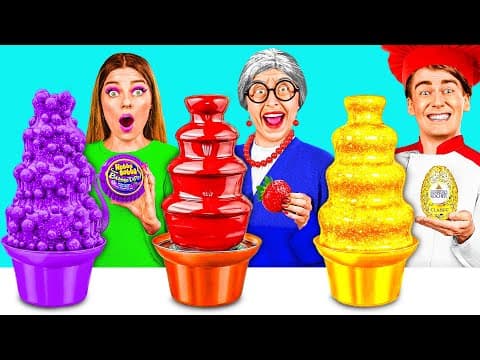 Me vs Grandma Cooking Challenge | Awesome Kitchen Hacks