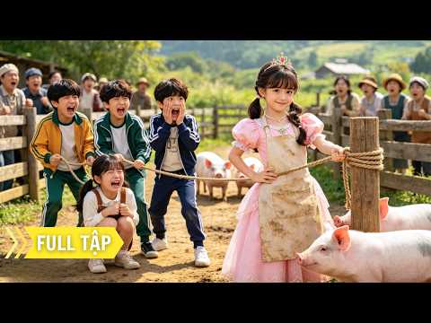 Dàn đại thiếu gia tiểu thư ăn chơi bị bé gái 10 tuổi bắt đi chăn lợn khiến cả vùng sốc nặng