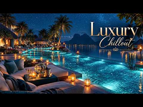 Luxury Chillout Music Under Starry Tropical Nights | Relaxing Lounge Music & Deep Chill Vibes