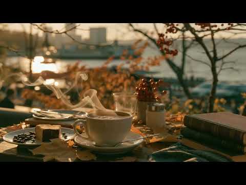 Quiet Autumn Moments by the Sea | Cozy Coffee & Soft Music