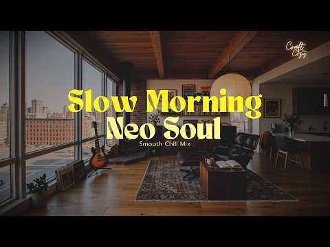 Cozy Morning Vinyl Lounge ☕📻 | Chill Neo Soul, Guitar Jazz Lofi Mix