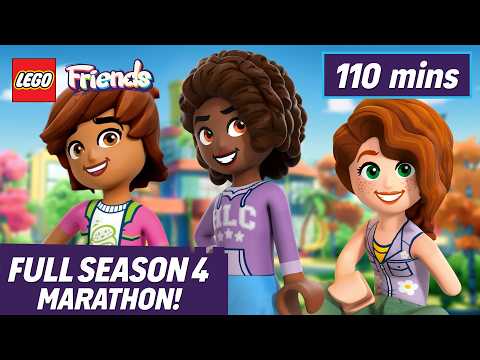 LEGO® FRIENDS: THE NEXT CHAPTER SEASON 4 MARATHON! 💖 | Cartoons and Songs for Kids 🎵 | LEGO