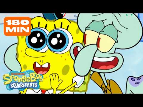 3 Hours of One Squidward Moment From EVERY SpongeBob Episode 🦑 | SpongeBob