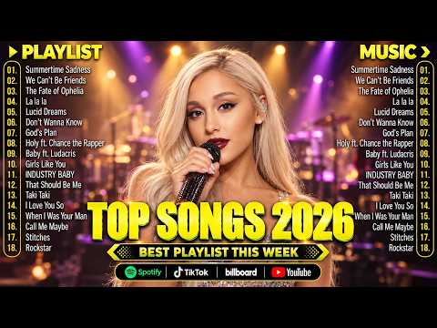 Ariana Grande, Taylor Swift, Maroon 5, Justin Bieber, Bruno Mars | Top Spotify Hits 2026 🍂