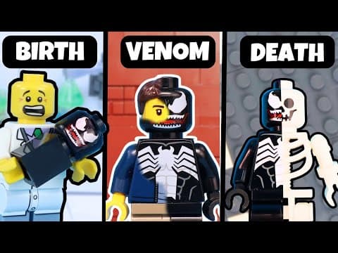 I Built the LIFE of VENOM in LEGO