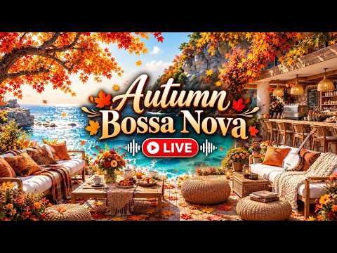 Happy Morning Bossa Nova to Relax ~ Smooth Jazz Music & Wave Sounds in Beach Cafe Ambience