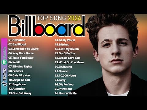 Charlie Puth, Ed Sheeran, Adele, Rihanna, Maroon 5, Dua Lipa, The Weeknd 🔥 Billboard Hot 100
