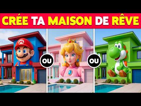 CONSTRUIS ta MAISON spécial SUPER MARIO GALAXY 🍄👸🏼🏡 CHOIX IMPOSSIBLES 💖 TU PRÉFÈRES...?