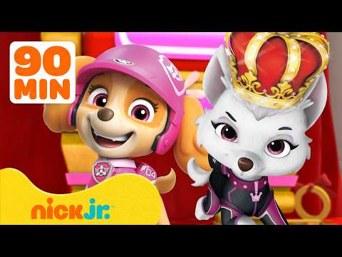 90 Minutes of Sweetie Acting Like a Princess 👸 ft. Skye | PAW Patrol