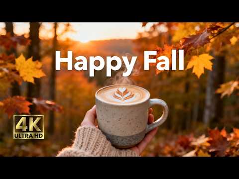 Happy Fall 🍁 24/7 Live ☕️ Feel Good Chillout Playlist to Start Your Day Right