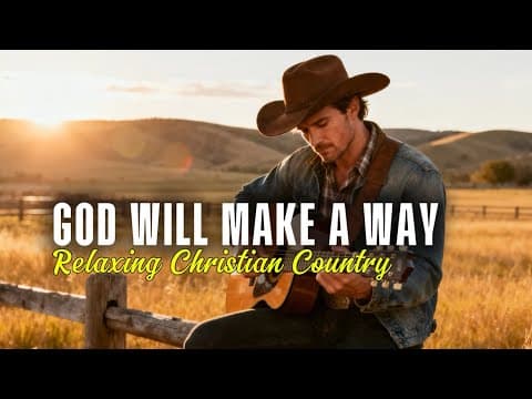 God Will Make a Way | Powerful Christian Country Music | Faith & Breakthrough Worship