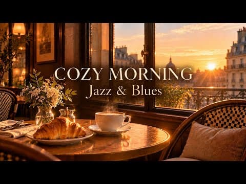 Paris Morning Jazz ☕ Cozy Jazz & Blues for a Perfect Café Morning