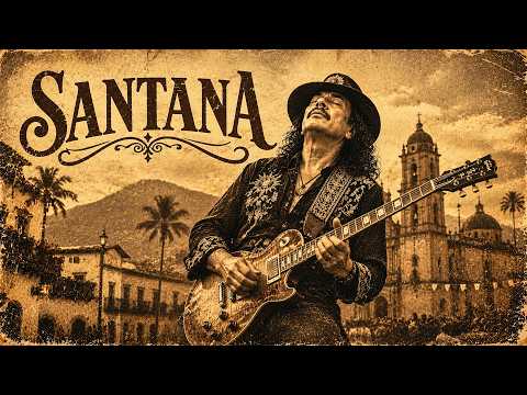 Santana – Soul of the Guitar | Golden Flames in the Night (Inspired Tribute)