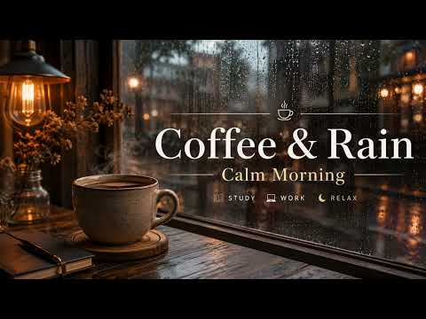 Coffee & Rain ☕ Cozy Café Jazz Playlist | 28 Minutes of Relaxing Background Music