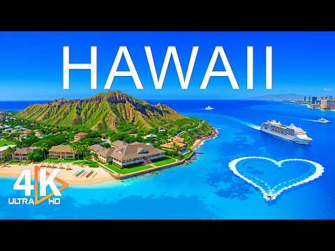 HAWAII 4K Drone Footage | Tropical Islands, Turquoise Ocean & Breathtaking Nature Paradise
