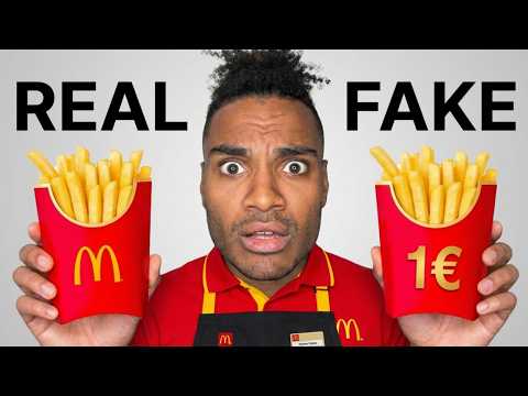 Ich teste das günstigste FAKE FASTFOOD 🍟 (ft. Theresa)