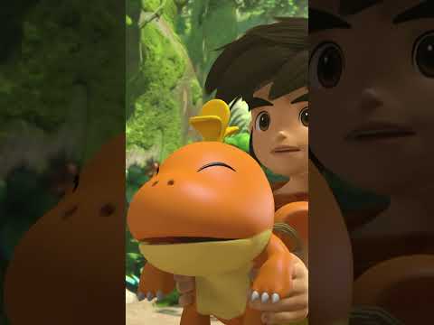 Stone Age🦖 EP1. Quest for My First Pet!  #dinosaur #animation #cartoons #shorts #kids