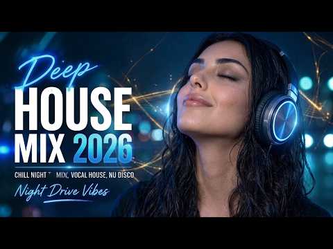 Deep House Mix 2026 – Best Night Vibes   Vocal House & Chill Grooves