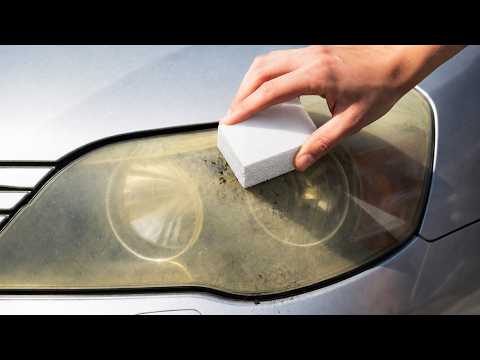 Just a Little STYROFOAM 😱! Restore Old Headlights to NEW in Minutes! Genius Trick! | DIY Hacks