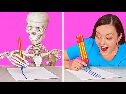 FANTASTISCHE DIY SCHUL-HACKS || Lustige Tipps und Tricks für die Schule auf 123 GO! SCHOOL