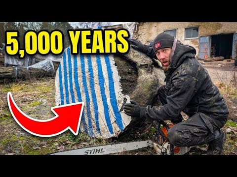 Inside A 5,000 Year Old Log... (Unreal!)