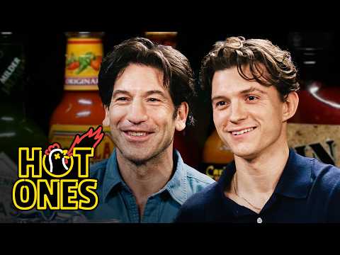 Tom Holland and Jon Bernthal Team Up While Eating Spicy Wings | Hot Ones