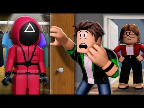 His MEAN MOM Was SECRETLY In The SQUID GAME! (A Roblox Movie)