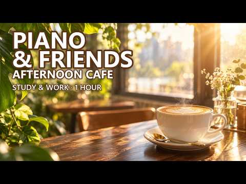 afternoon at the cafe | piano & friends for studying & a short break