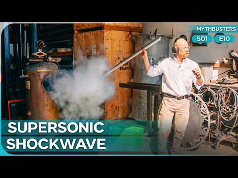 Testing the First Blank Shockwave Blast | Mythbusters Season 1 Episode 10