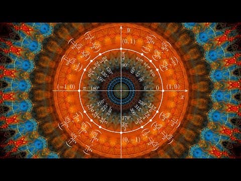 Silent 4K Fractal Flame Radial Kaleidoscope Screensaver - 2 Minute Loop - 3 Hrs - Calming & Soothing