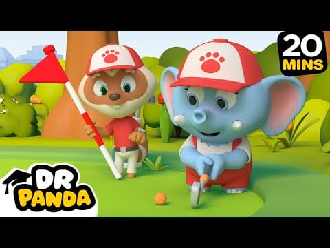🐼 ⛳ Let's Go Golfing | NEW COMPILATION | Dr. Panda