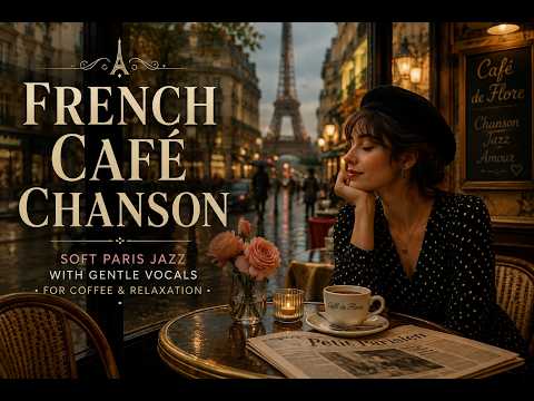 Romantic Evening in Paris 🌙 Soft Smooth Jazz for Dinner, Reading & Relaxation