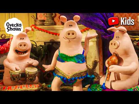PRASÁTKA TO ROZJÍŽDĚJÍ NA PARKETU! 🐷🕺🍎 | DĚTSKÝ POŘAD | Ovečka Shaun
